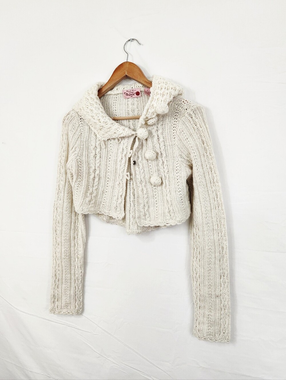 y2k Handknit By Dollie Anthropologie Wool Sweater
